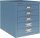 BISLEY MultiDrawer™ L125 Schubladenschrank blau 5 Schubladen 27,9 x 38,0 x 32,5 cm, 1 St.