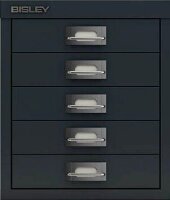 BISLEY MultiDrawer™ L125 Schubladenschrank schwarz...