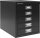 BISLEY MultiDrawer™ L125 Schubladenschrank schwarz 5 Schubladen 27,9 x 38,0 x 32,5 cm, 1 St.