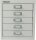 BISLEY MultiDrawer™ L125 Schubladenschrank lichtgrau 5 Schubladen 27,9 x 38,0 x 32,5 cm, 1 St.