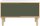 BISLEY Sideboard Poise, POS1007W623 verkehrsweiß, olivegrün 100,0 x 45,0 x 62,1 cm, 1 St.