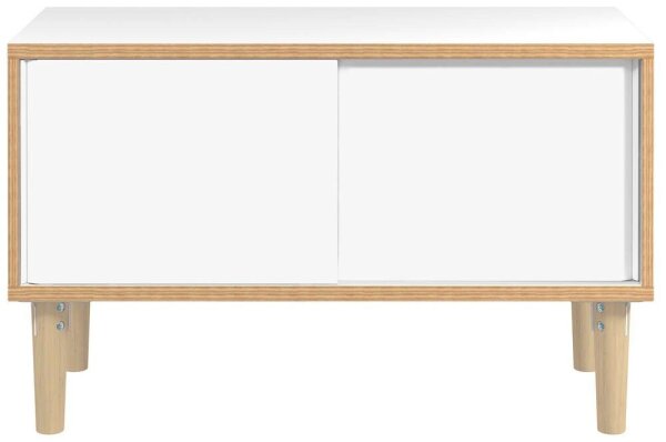 BISLEY Sideboard Poise, POS1007W696 verkehrsweiß 100,0 x 45,0 x 62,1 cm, 1 St.