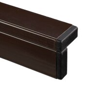 relaxdays Gartentisch braun quadratisch 77,5 x 77,5 x 74,5 cm