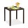 relaxdays Gartentisch braun quadratisch 77,5 x 77,5 x 74,5 cm