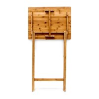 relaxdays Beistelltisch rechteckig Bambus braun 48,0 x 38,5 x 63,0 cm, 1 St.