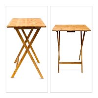 relaxdays Beistelltisch rechteckig Bambus braun 48,0 x 38,5 x 63,0 cm, 1 St.