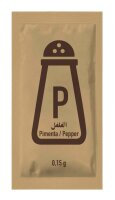 HELLMA  Pfeffer Sachet Gewürz, 2.000x 0,15 g