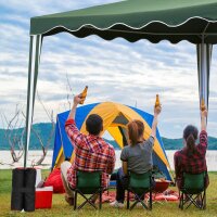 relaxdays Pavillon-Gewichte, anthrazit/schwarz, 4 St.