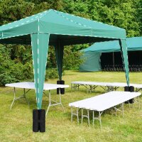 relaxdays Pavillon-Gewichte, anthrazit/schwarz, 4 St.
