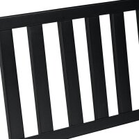 relaxdays Gartenbank 10026117_0 schwarz Metall 127,5 cm