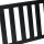 relaxdays Gartenbank 10026117_0 schwarz Metall 127,5 cm