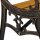 relaxdays Kinderbank Kinder 10030924_0 schwarz/braun Holz 83,0 cm