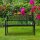 relaxdays Gartenbank 10030991_0 schwarz Metall 127,0 cm