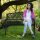 relaxdays Gartenbank 10030991_0 schwarz Metall 127,0 cm