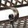 relaxdays Gartenbank 10030987_0 schwarz/bronze Metall 102,0 cm