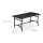 relaxdays Gartentisch schwarz rechteckig 120,0 x 60,0 x 55,5 cm