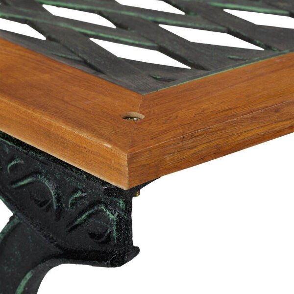 relaxdays Gartentisch braun rechteckig 98,0 x 47,0 x 58,0 cm