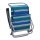 relaxdays Liegestuhl mit Armlehnen blau, 1 St.