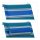 relaxdays Liegestuhl mit Armlehnen blau, 1 St.