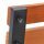 relaxdays Gartenbank 10036068_0 braun Metall 123,0 cm  ( 10036068_0 )