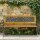 relaxdays Gartenbank 10036069_0 hellbraun/schwarz Metall 125,0 cm
