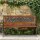 relaxdays Gartenbank 10036066_0 rotbraun/schwarz Metall 125,0 cm  ( 10036066_0 )