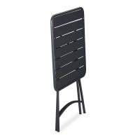 relaxdays Gartentisch anthrazit quadratisch 59,0 x 59,0 x 74,0 cm
