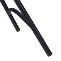 relaxdays Gartentisch anthrazit quadratisch 59,0 x 59,0 x 74,0 cm