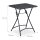 relaxdays Gartentisch anthrazit quadratisch 59,0 x 59,0 x 74,0 cm