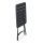 relaxdays Gartentisch anthrazit quadratisch 59,0 x 59,0 x 74,0 cm