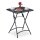 relaxdays Gartentisch anthrazit quadratisch 59,0 x 59,0 x 74,0 cm