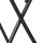 relaxdays Gartentisch anthrazit quadratisch 59,0 x 59,0 x 74,0 cm