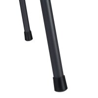relaxdays Gartentisch anthrazit rechteckig 110,0 x 70,5 x 74,5 cm