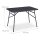 relaxdays Gartentisch anthrazit rechteckig 110,0 x 70,5 x 74,5 cm