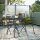 relaxdays Gartentisch anthrazit rechteckig 110,0 x 70,5 x 74,5 cm
