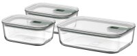 MEPAL Frischhaltedosen-Set EasyClip grün 2x 0,7 l...