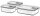 MEPAL Frischhaltedosen-Set EasyClip grün 2x 0,7 l und 1x 1,5 l, 1 Set