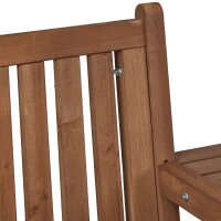 relaxdays Gartenbank 10038648_0 braun Holz 161,0 cm