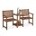 relaxdays Gartenbank 10038648_0 braun Holz 161,0 cm