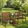 relaxdays Gartenbank 10038648_0 braun Holz 161,0 cm