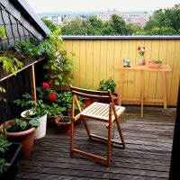 relaxdays Gartentisch natur rechteckig 80,0 x 50,0 x 73,0 cm