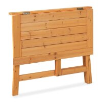 relaxdays Gartentisch natur rechteckig 80,0 x 50,0 x 73,0 cm