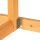 relaxdays Gartentisch natur rechteckig 80,0 x 50,0 x 73,0 cm