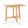 relaxdays Gartentisch natur rechteckig 80,0 x 50,0 x 73,0 cm