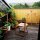 relaxdays Gartentisch natur rechteckig 80,0 x 50,0 x 73,0 cm