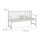 relaxdays Gartenbank 10038652_0 weiß Holz 152,0 cm