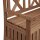 relaxdays Gartenbank 10038654_0 dunkelbraun Holz 115,0 cm