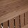 relaxdays Gartenbank 10038654_0 dunkelbraun Holz 115,0 cm