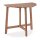 relaxdays Gartentisch braun halbrund 80,0 x 50,0 x 74,0 cm
