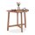 relaxdays Gartentisch braun halbrund 80,0 x 50,0 x 74,0 cm